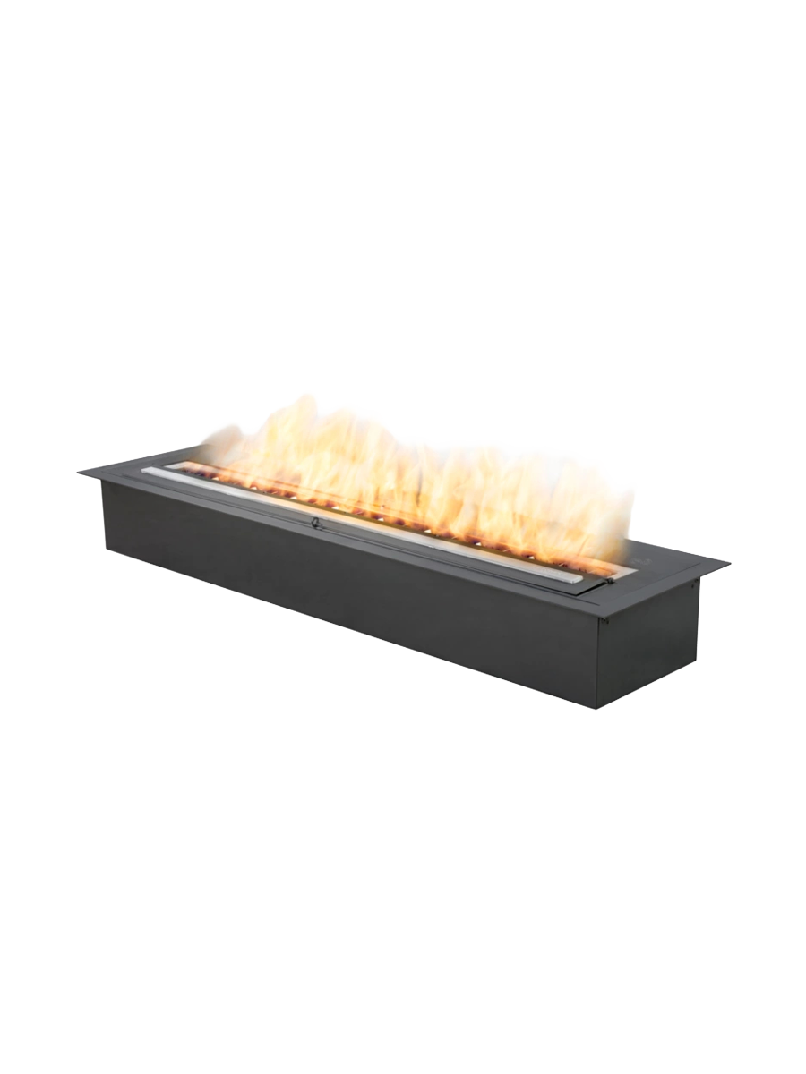 
Bio-Ethanol Fireplace Burner Insert "XL900" - Black