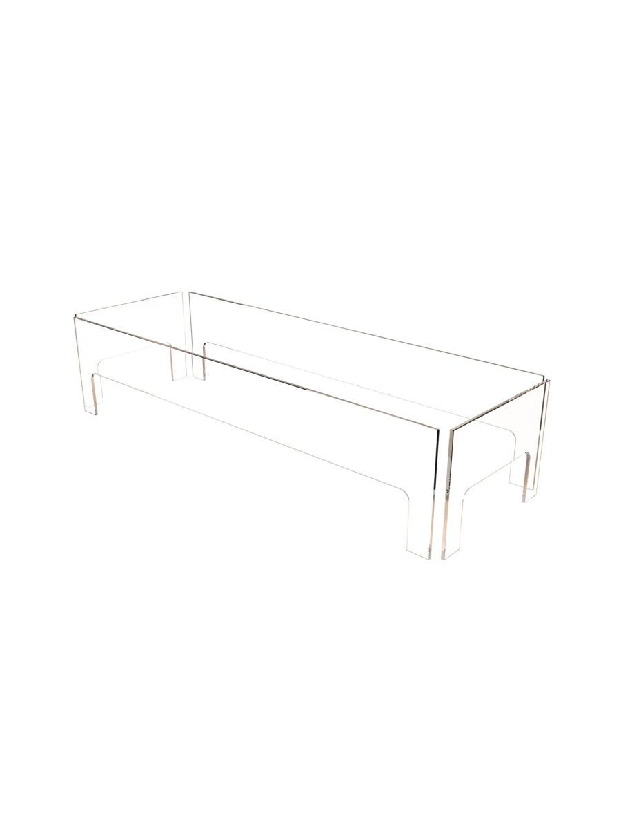 
Bioethanol Fire Table "Wharf 65" - Natural / With protective glass