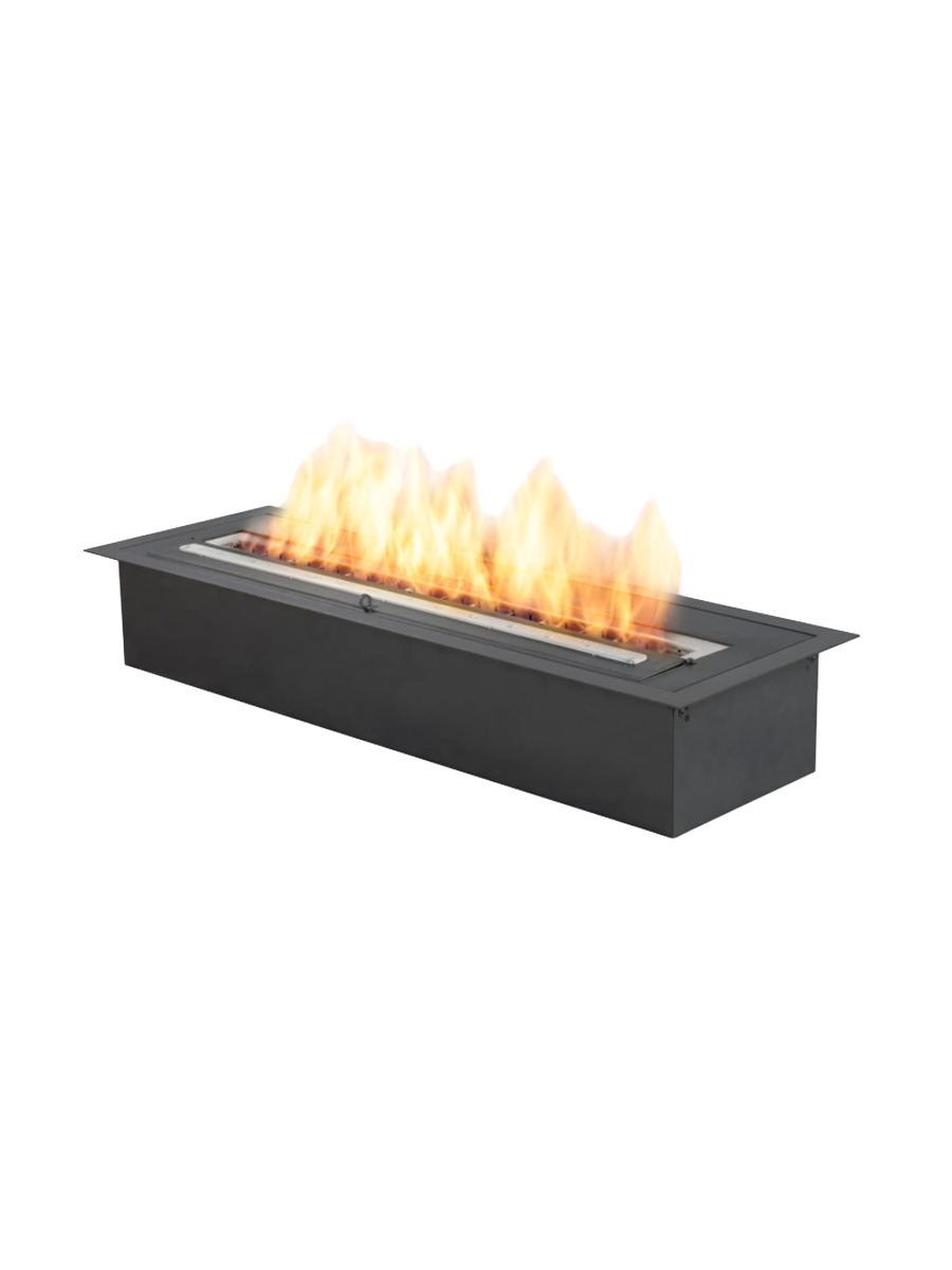 
Bio-Ethanol Fireplace Burner Insert "XL700" - Black