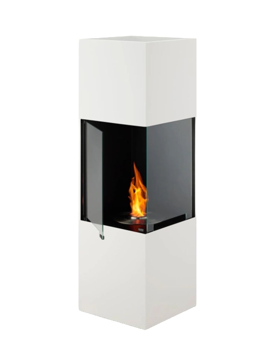 
Bio-Ethanol Designer Fireplace "BE" - White