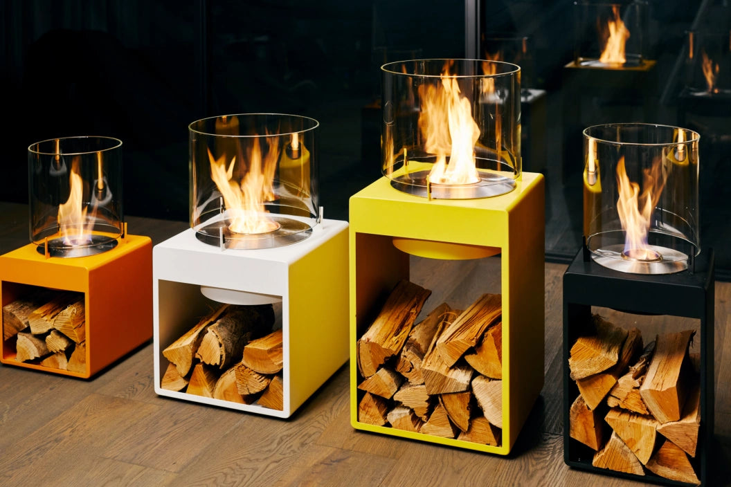 
Bio-Ethanol Designer Fireplace "POP 3L" - Black