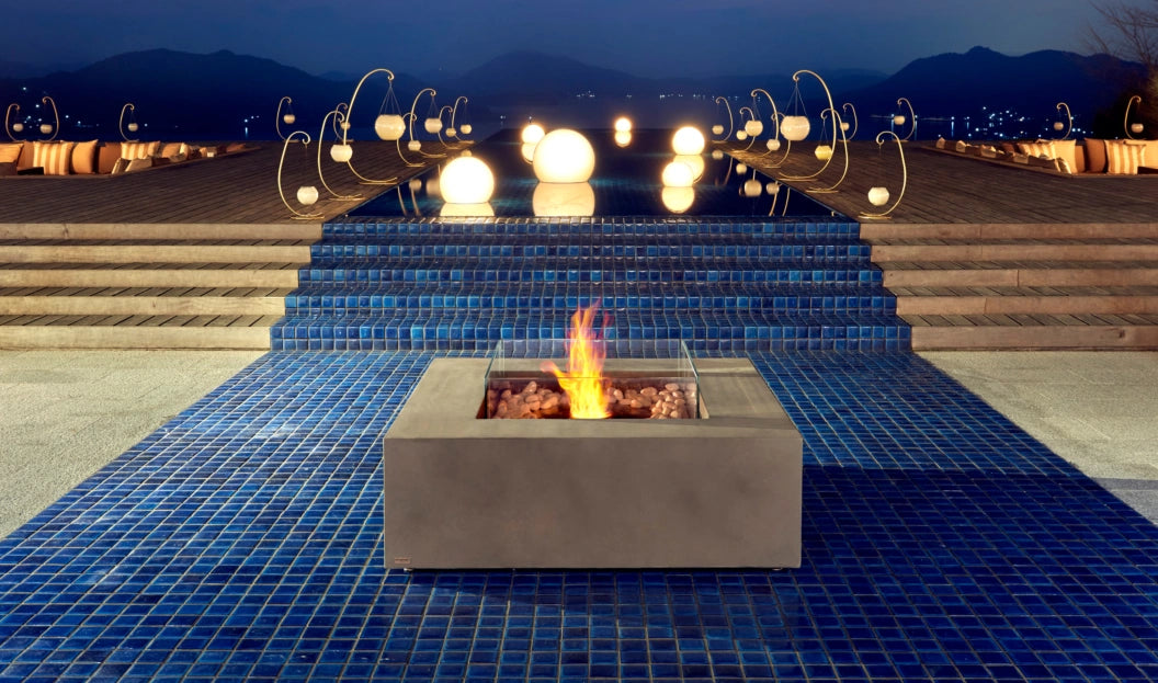 
Bioethanol Fire Pit Table "Base 40" - Without protective glass / Bone
