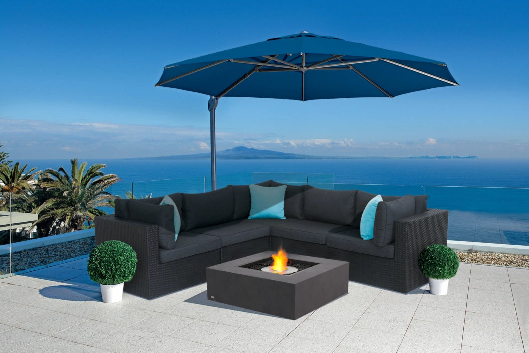 
Bioethanol Fire Pit Table "Base 40" - Without protective glass / Graphite