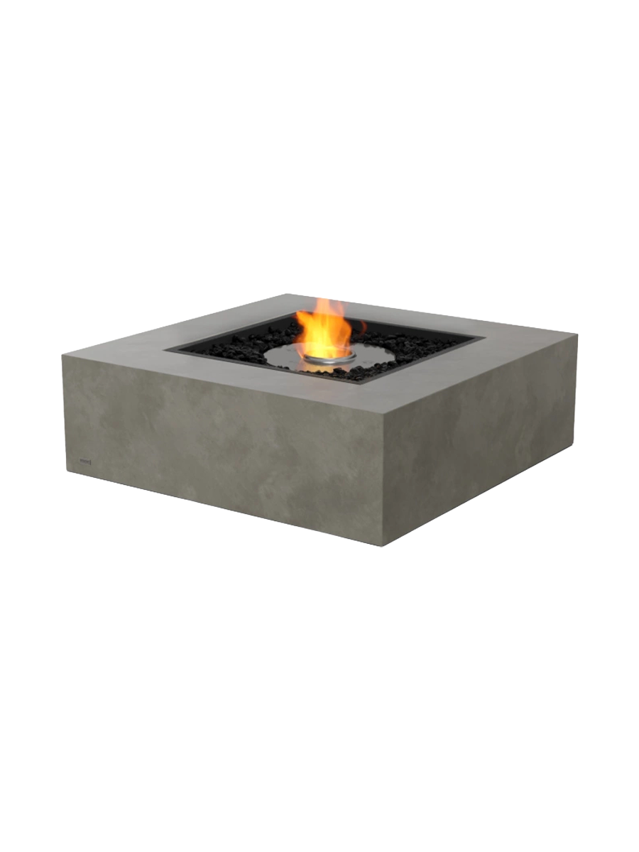 
Bioethanol Fire Pit Table "Base 40" - Without protective glass / Natural