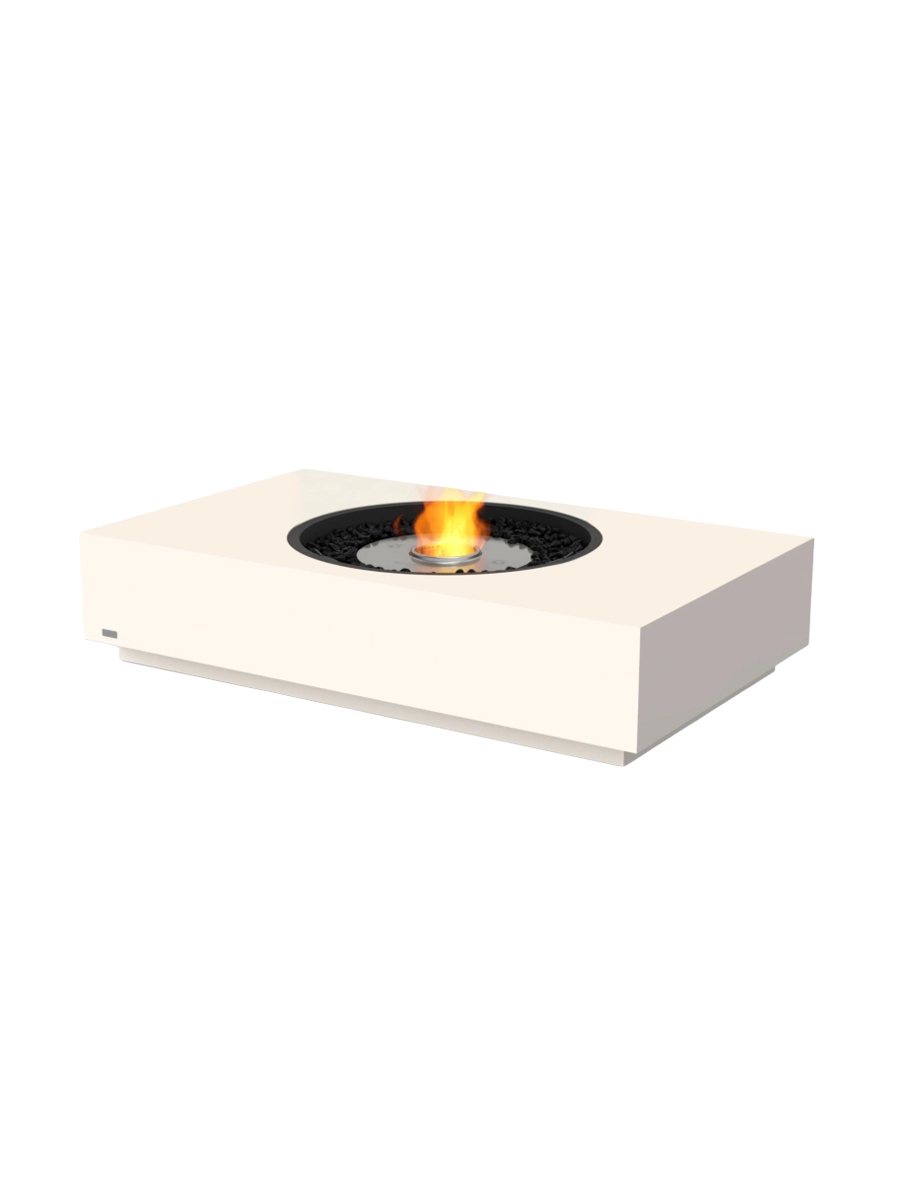 
Table à feu bioéthanol « Martini 50 » - Bone - Os / Sans verre de protection