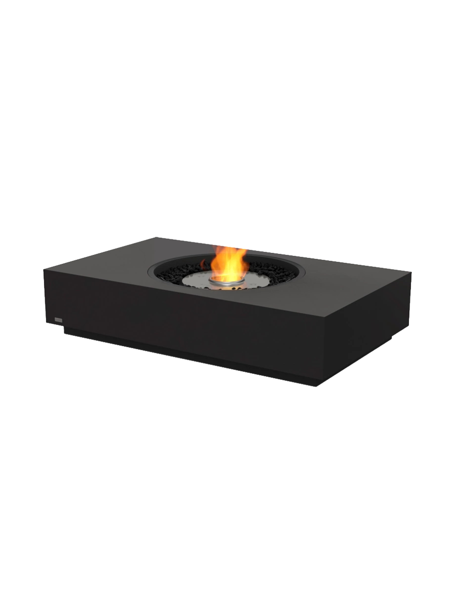
Table de cheminée au bioéthanol « Martini 50 » – Graphite - Graphite / Sans verre de protection