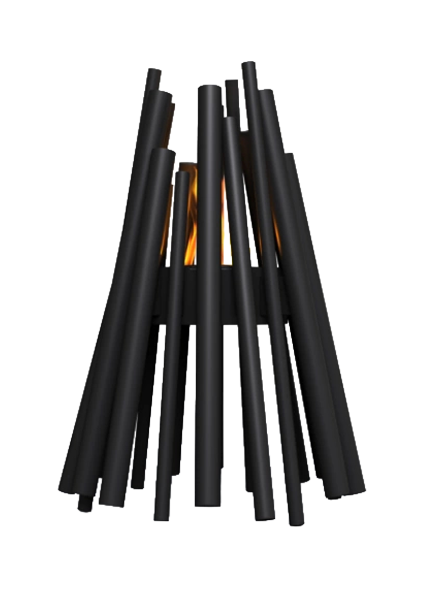
Bio-Ethanol Feuerstelle „Stix“ - Schwarz