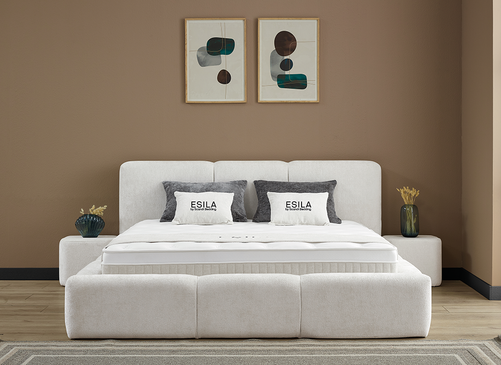 
Premium Boxspring Bed "Esila" incl. Mattress & Topper - Without accessories / Mattress size: 160 x 200 cm