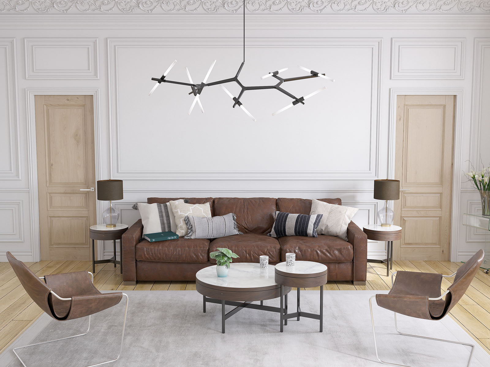 
Table d'appoint en céramique fonctionnelle « Kingston »