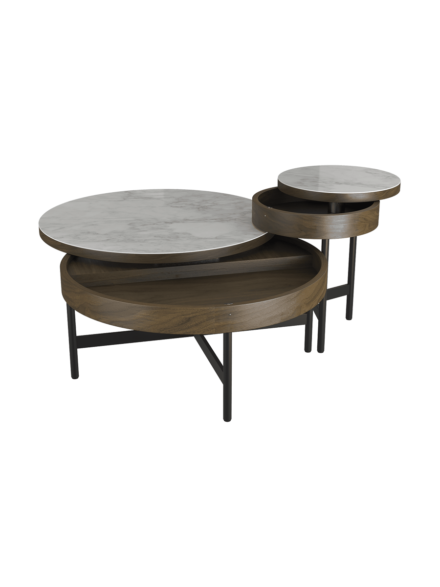 
Table d'appoint en céramique fonctionnelle « Kingston »