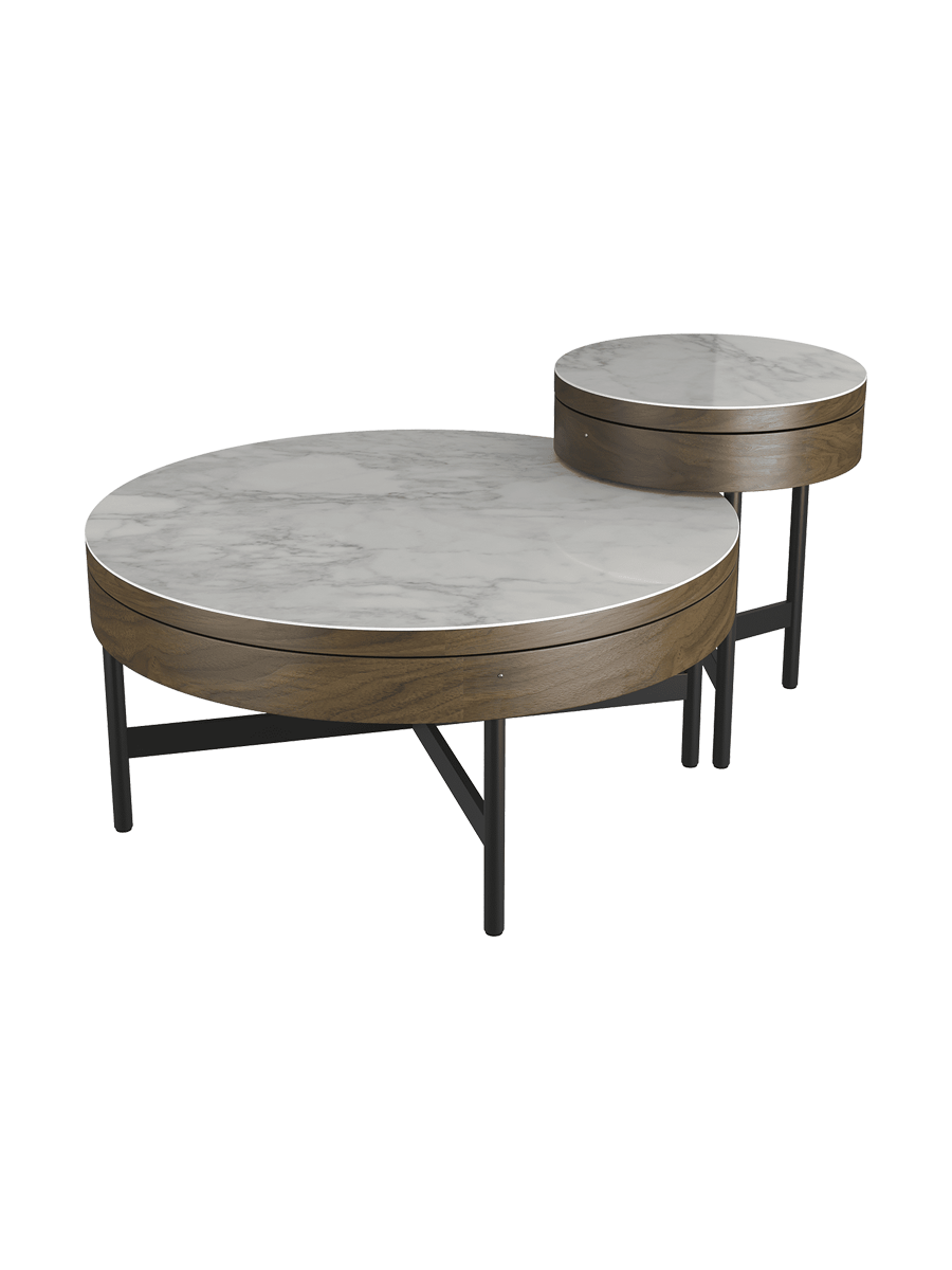 
Table d'appoint en céramique fonctionnelle « Kingston »