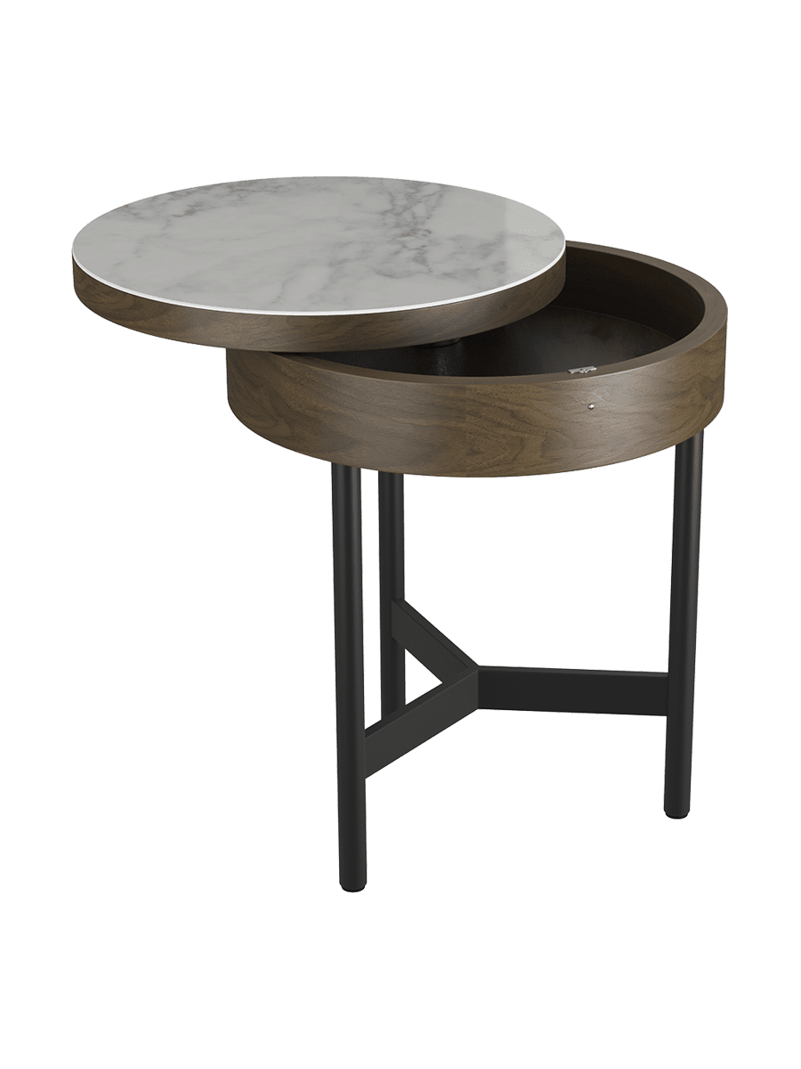 
Table d'appoint en céramique fonctionnelle « Kingston »