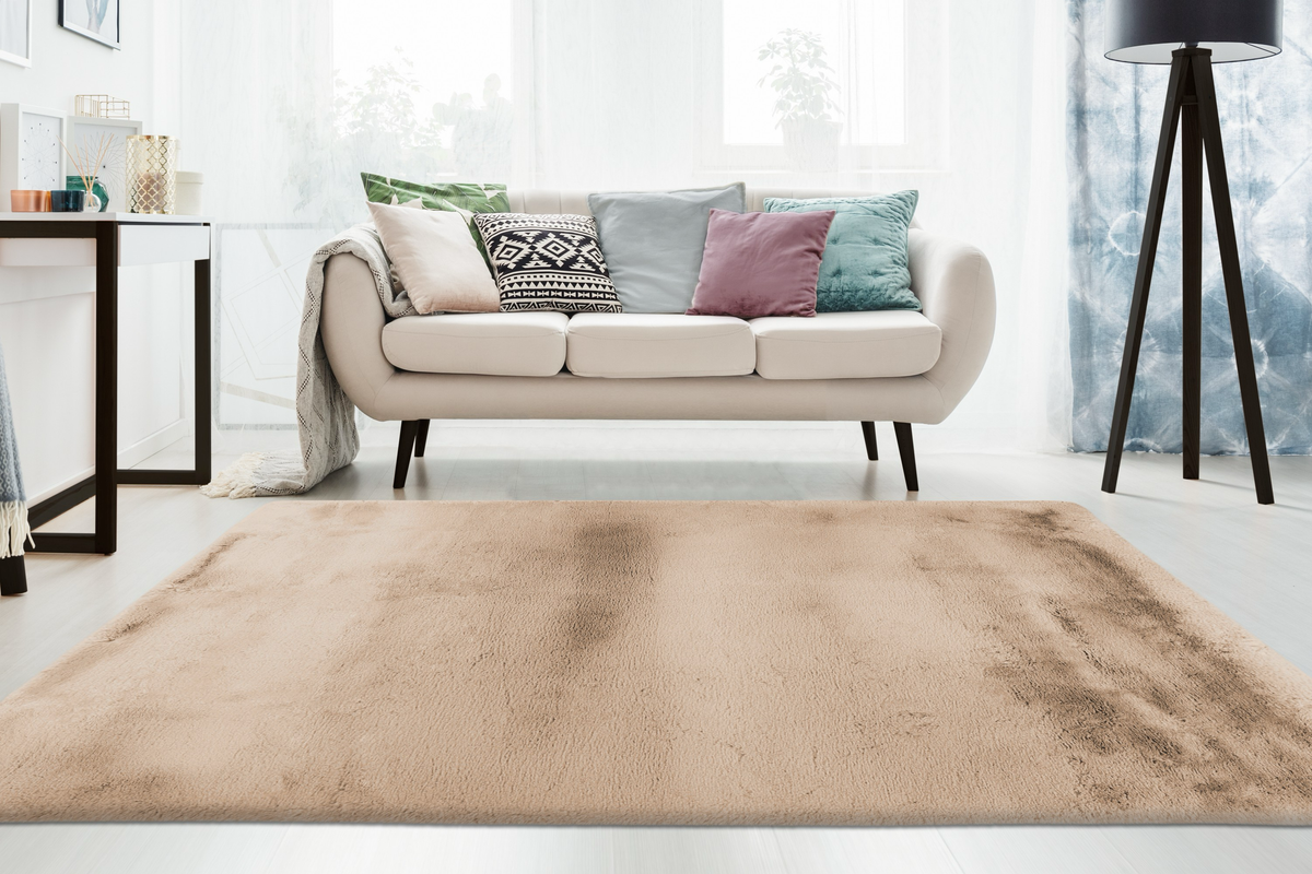 
Tapis design à poils longs de haute qualité « Eternity 900 » - Beige - 80 x 150 cm