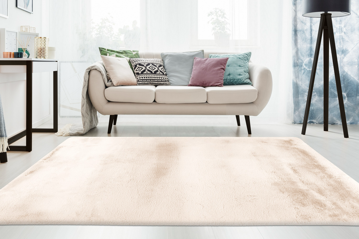
Tapis design shaggy de qualité « Eternity 900 » – Ivoire - 80 x 150 cm