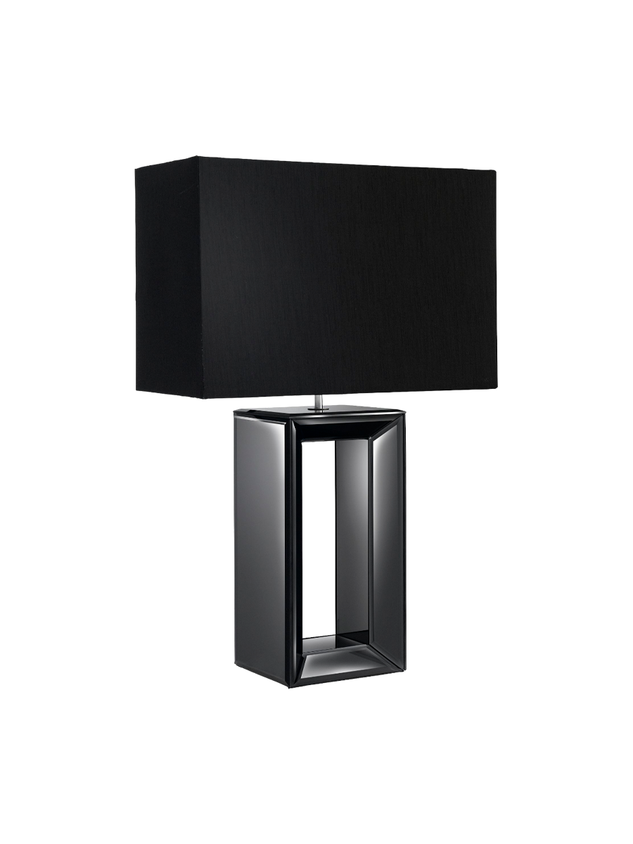 
Elegant Designer Table Lamp "Mirror" 38 x 58 cm - Black
