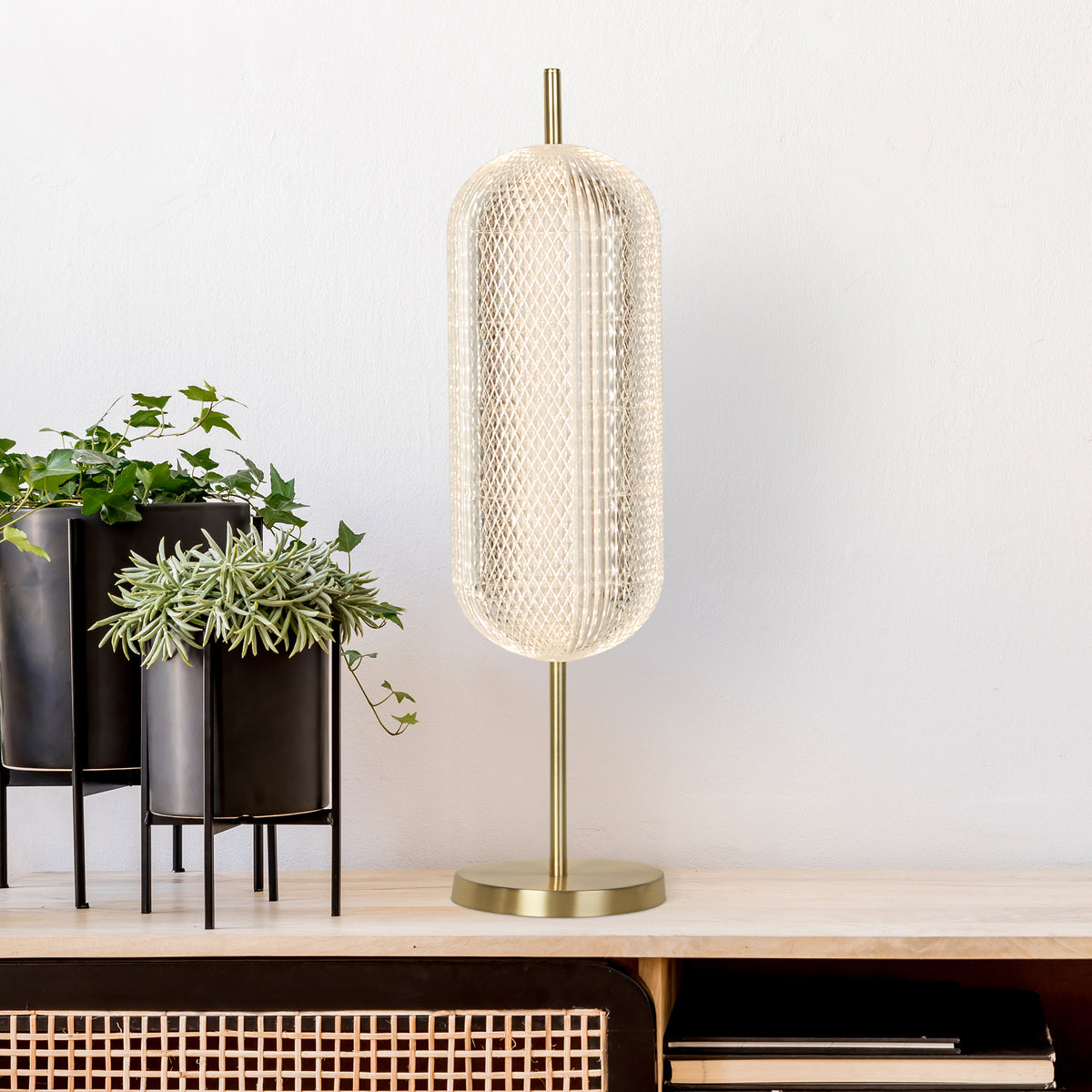 
Lampada da tavolo LED dimmerabile dal design „Capsule“