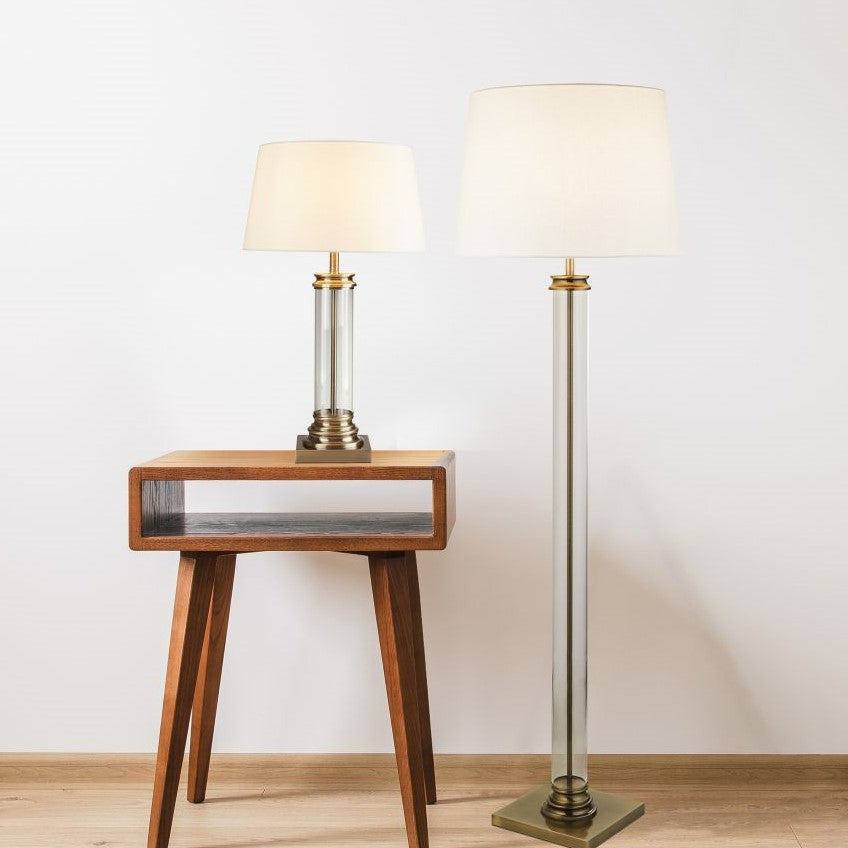 
Large, elegant designer table lamp "Pedestal" Ø 37/ 63 cm - Gold