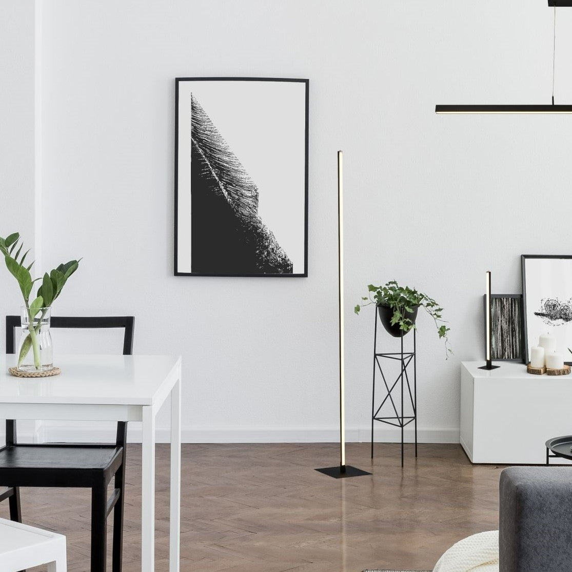 
LED Design Stehlampe „Tribeca“ - Schwarz