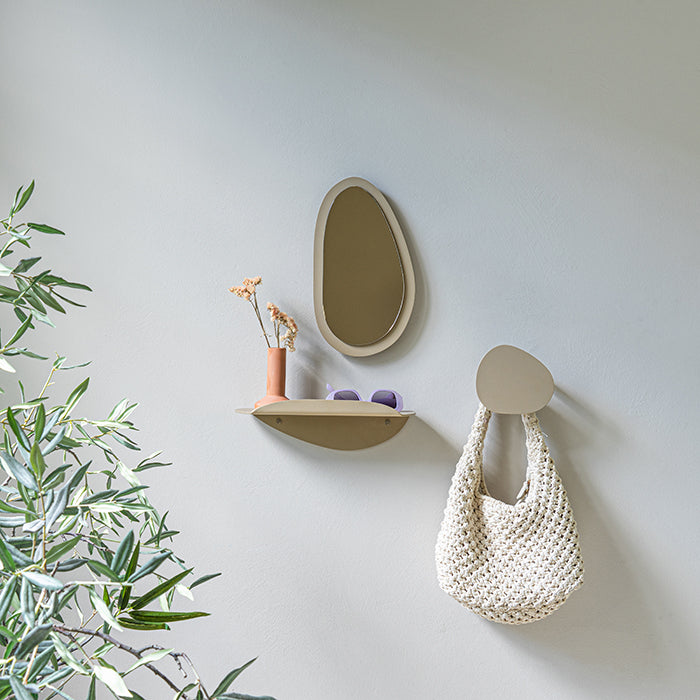 
Gancio da parete di design „Mani“ - Champagne