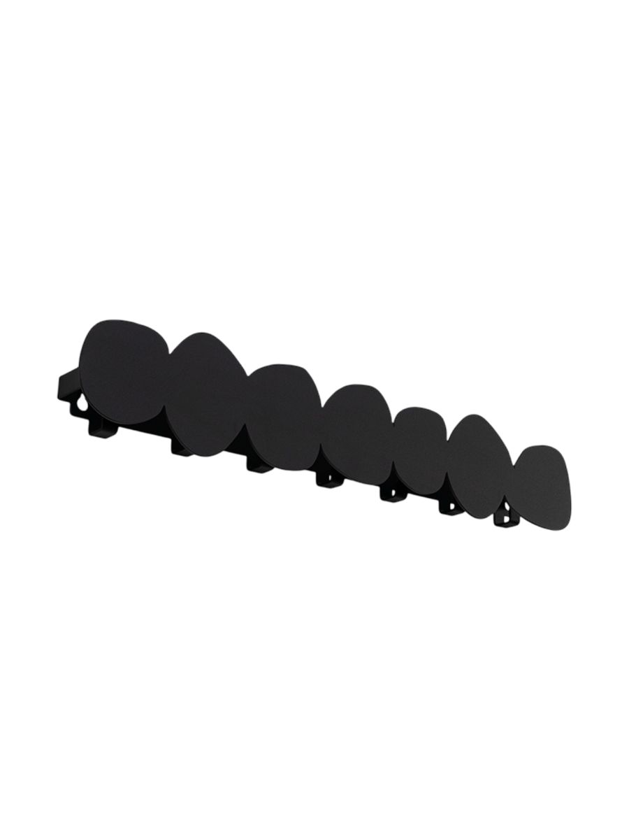 
Appendiabiti da parete di design “Tumulo large” - Nero