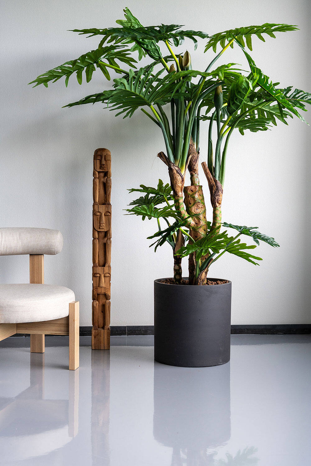 
Plante artificielle réaliste "Philodendron XL", hauteur 160 cm