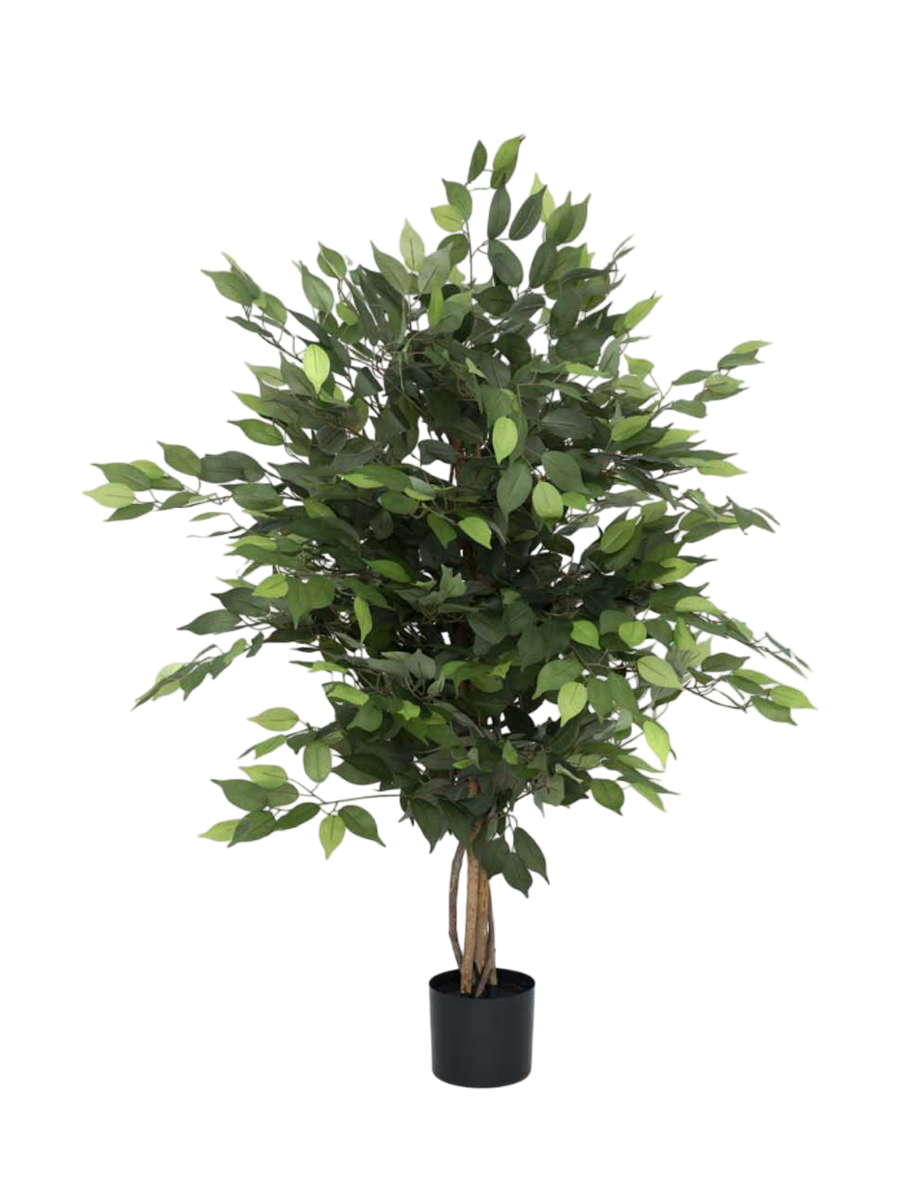 
Plante artificielle réaliste "Ficus Lyrata Tree", différentes tailles - Hauteur 120 cm
