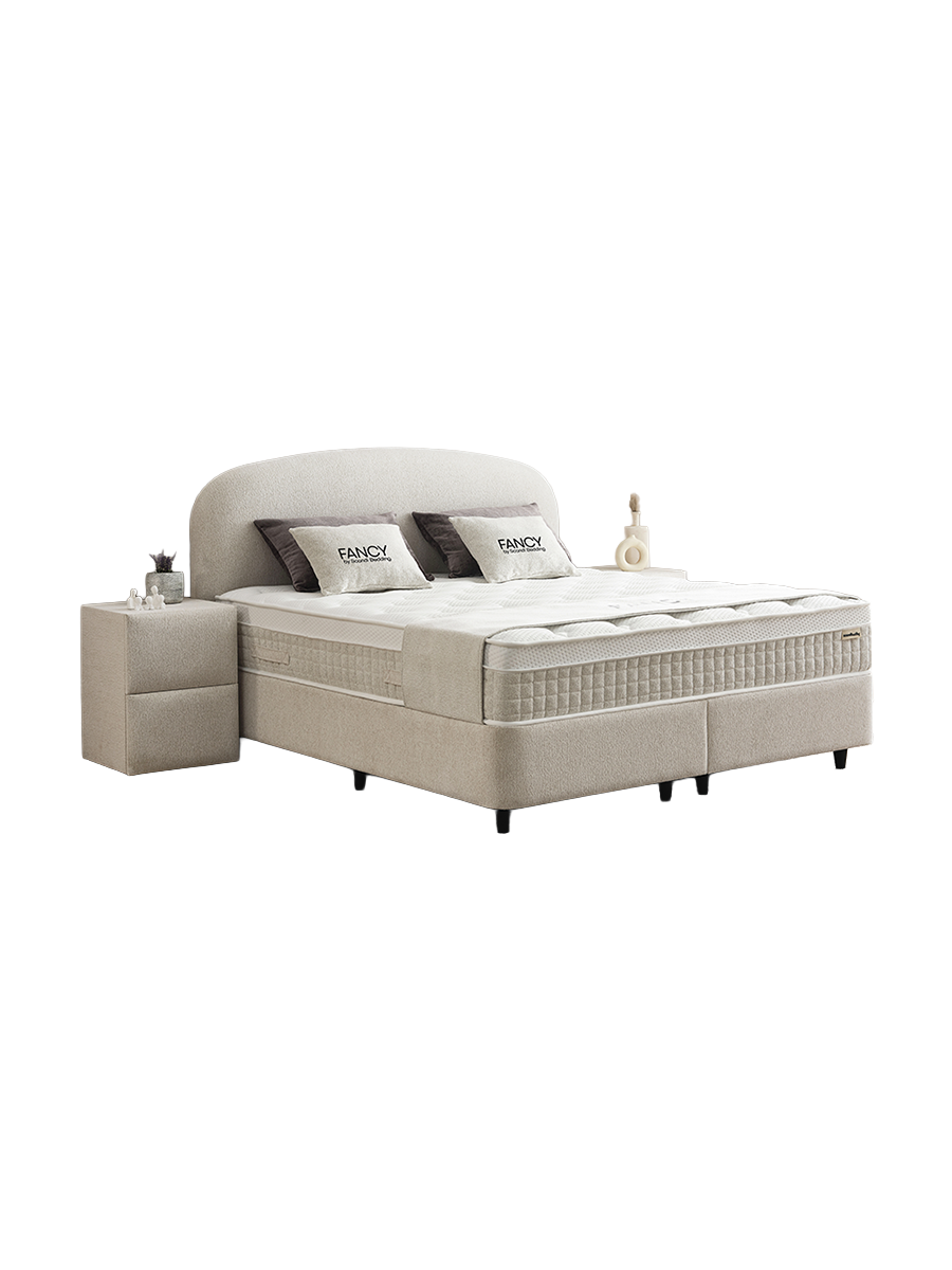 
Premium Boxspring Bed "Fancy" incl. Mattress & Topper - Without accessories / Mattress size: 140 x 200 cm