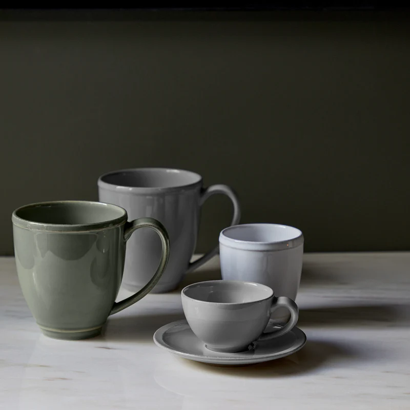 
Handmade "Friso" Tea & Coffee Mug - Grey