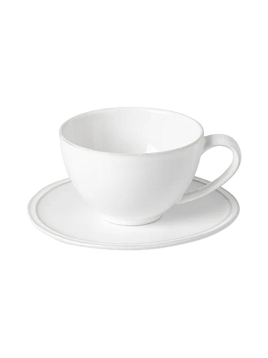 
Handmade Tea & Coffee Cup "Friso" with Saucer