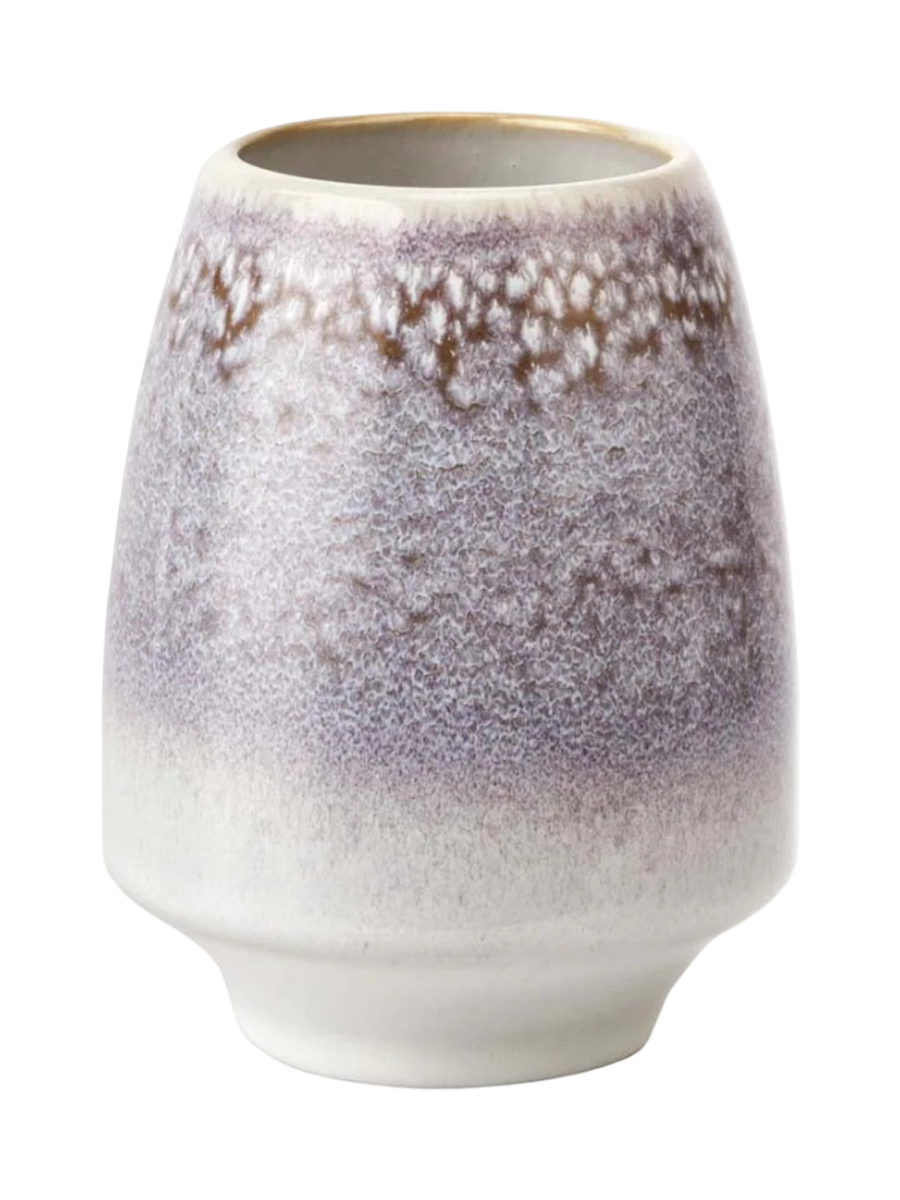 
Handgefertigter Design Zahnputzbecher „Figo“ aus Keramik, Malva