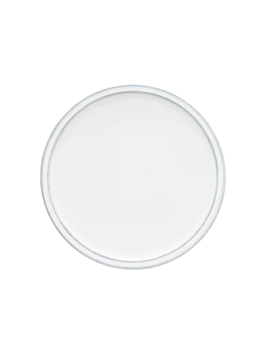 
Handmade Bread & Aperitif Plate "Friso" - White