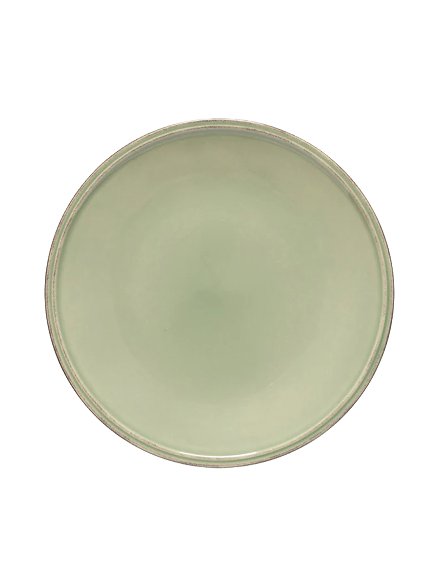 
Handmade Dinner Plate "Friso" - Sage Green