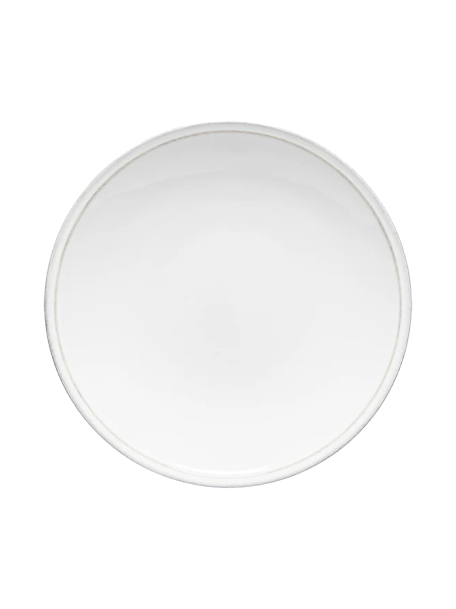 
Handmade Dinner Plate "Friso" - White