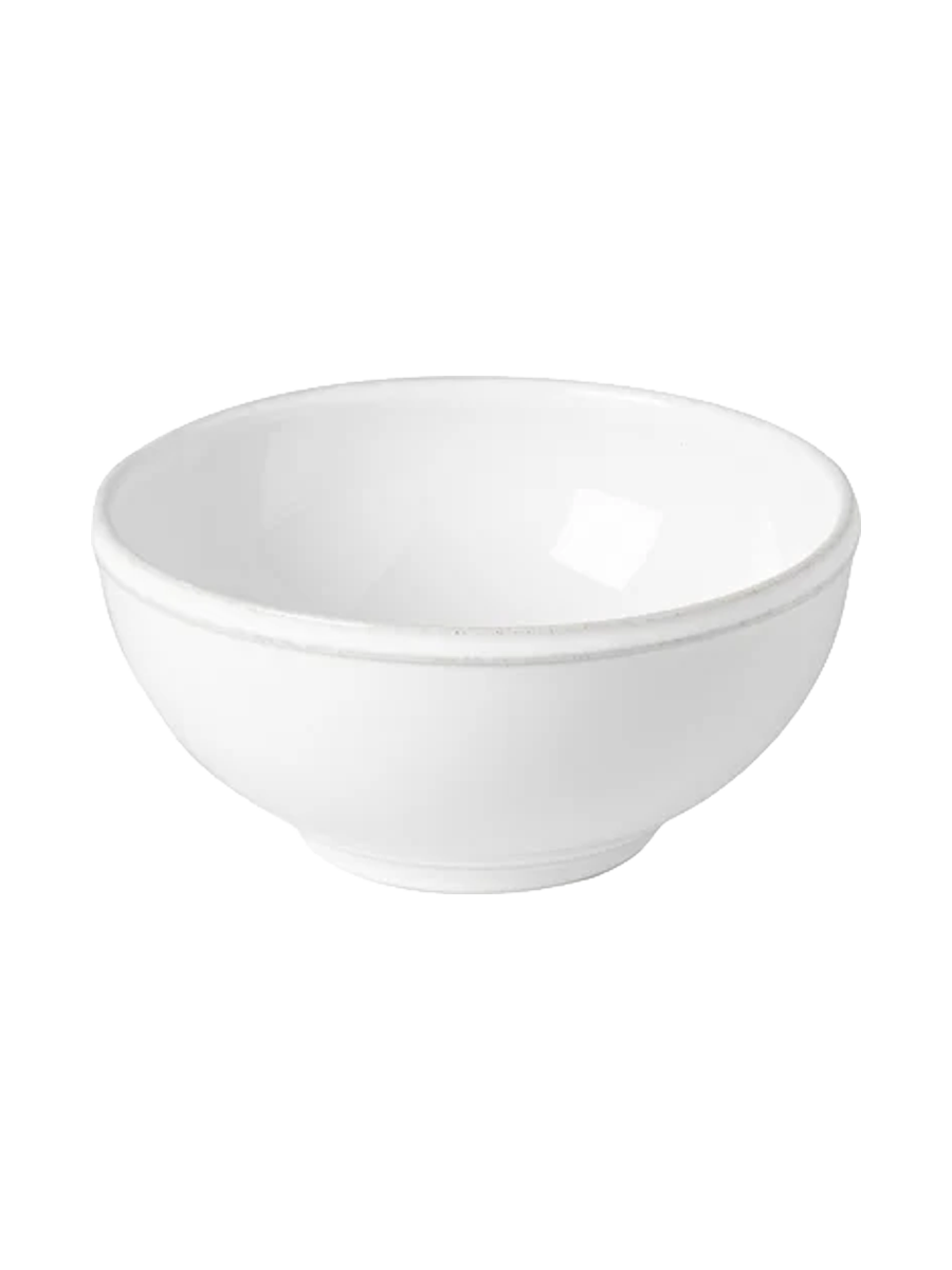 
Handmade Soup & Cereal Bowl "Friso" - White