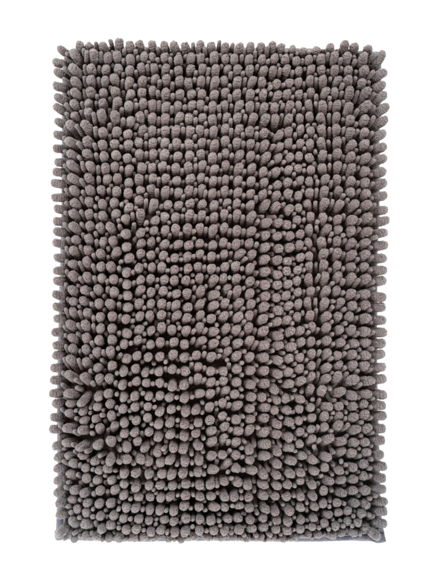 
Runder Badteppich „Fluffy“ - Grau, Ø 55 cm
