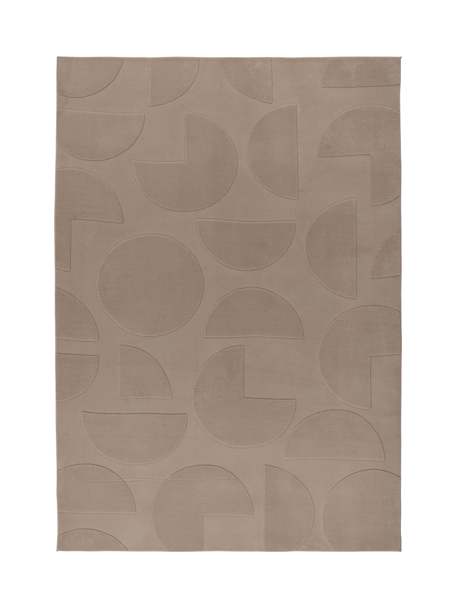 
"Focus" Designer Rug - Taupe - 80 x 150 cm