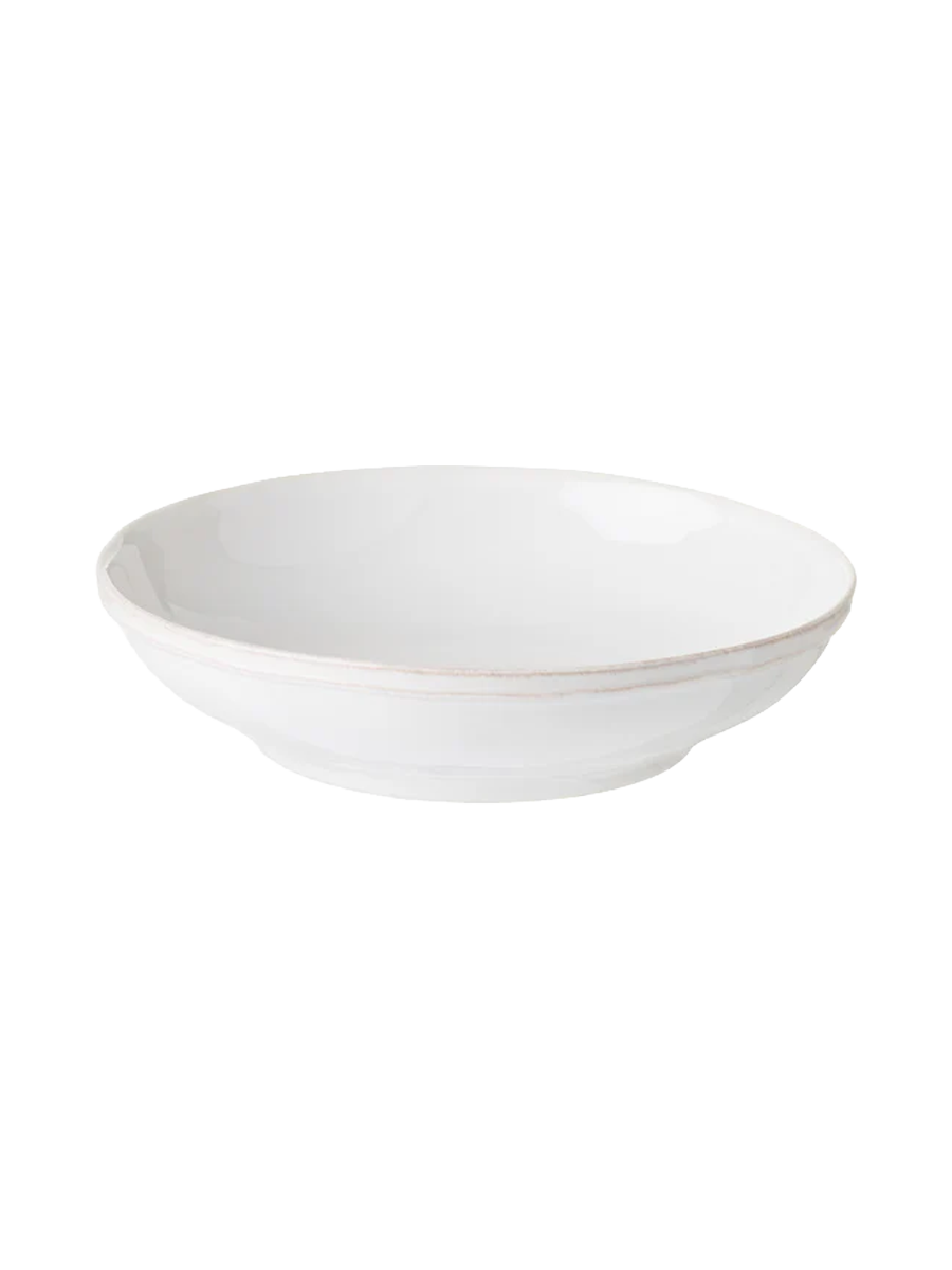 
Assiette creuse et à pâtes artisanale « Fontana » - Blanc