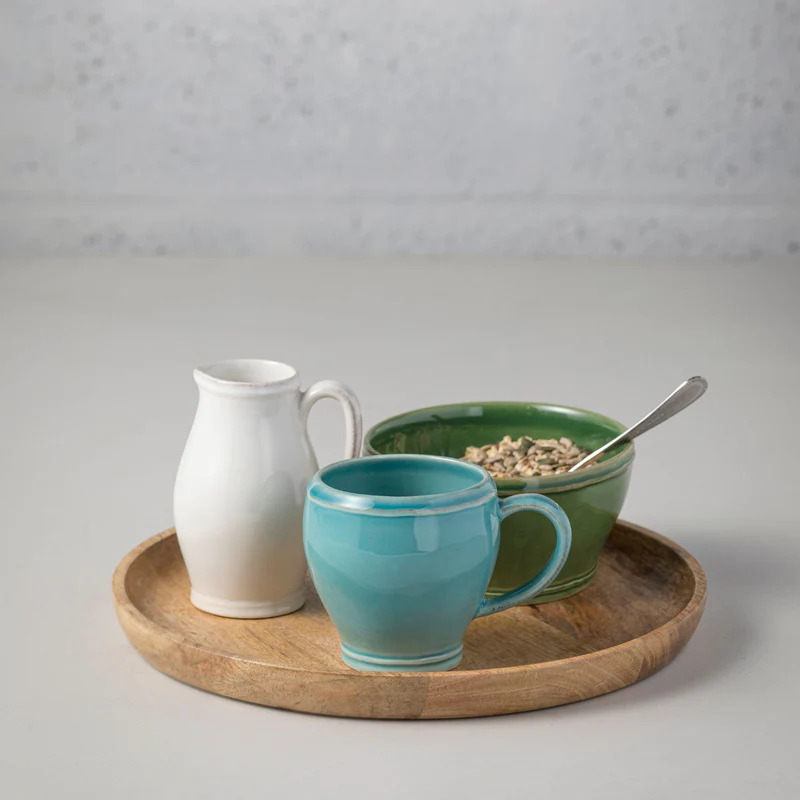 
Handmade Tea & Coffee Mug "Fontana" - Turquoise