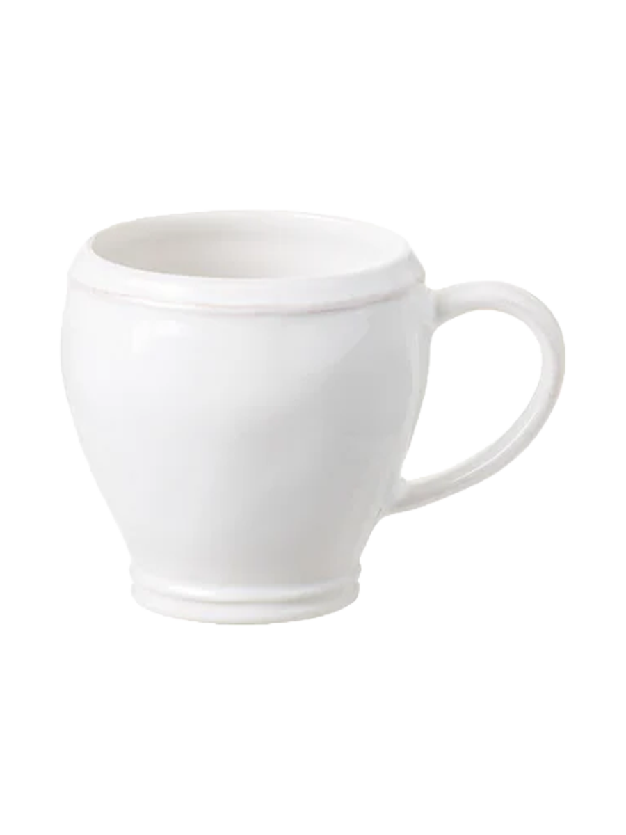 
Handmade Tea & Coffee Mug "Fontana" - White