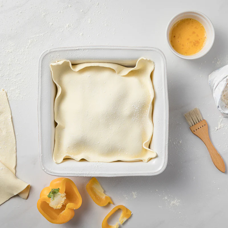 
Handmade, square oven and baking dish "Fontana"