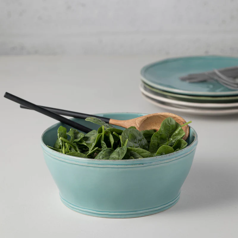 
Saladier fait main « Fontana » - Turquoise
