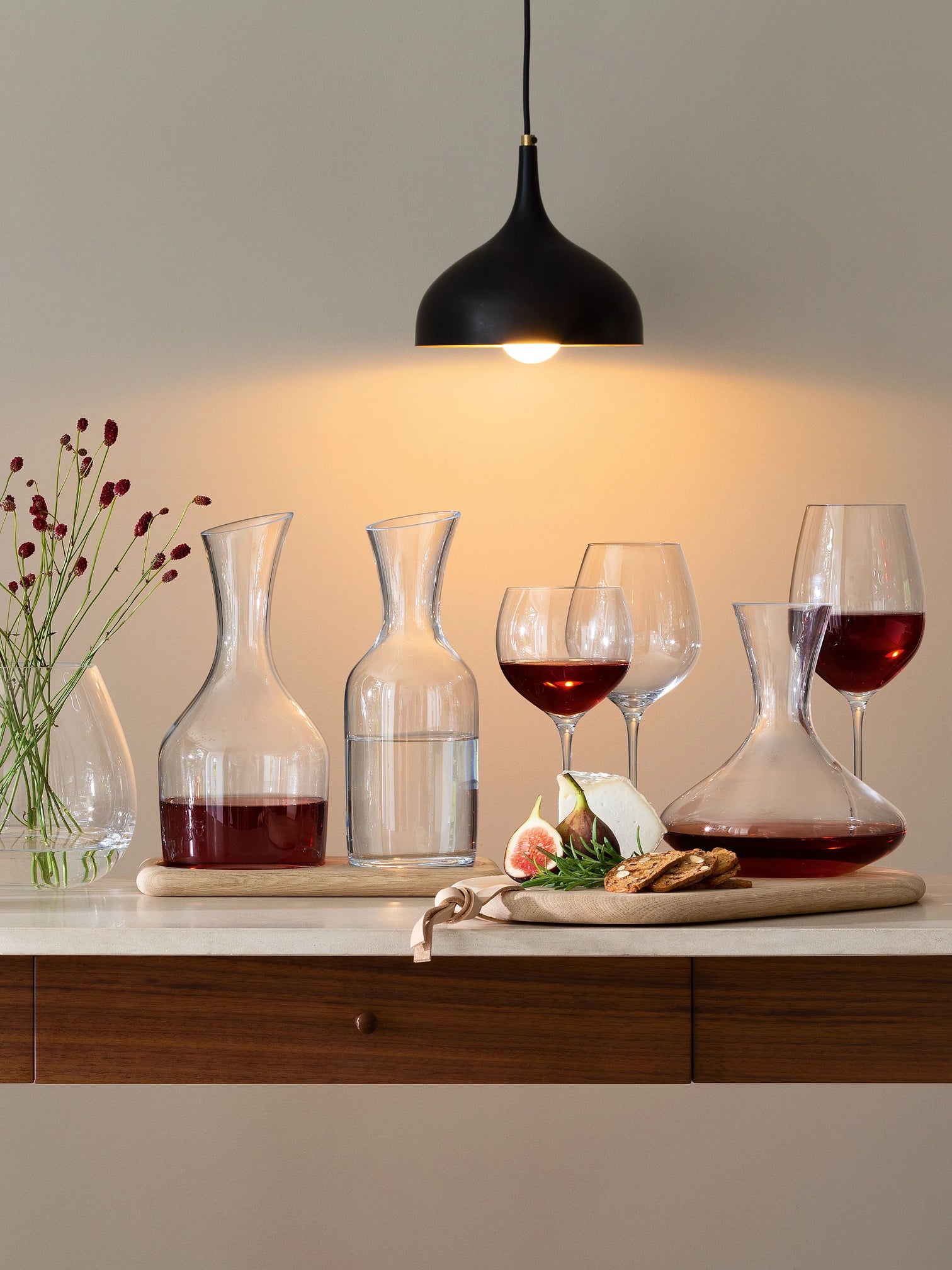 
3-piece "Wine & Water" Decanter Set