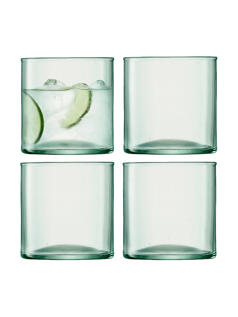 
Hand-blown "Canopy" tumblers made from recycled glass 350 ml, set of 4