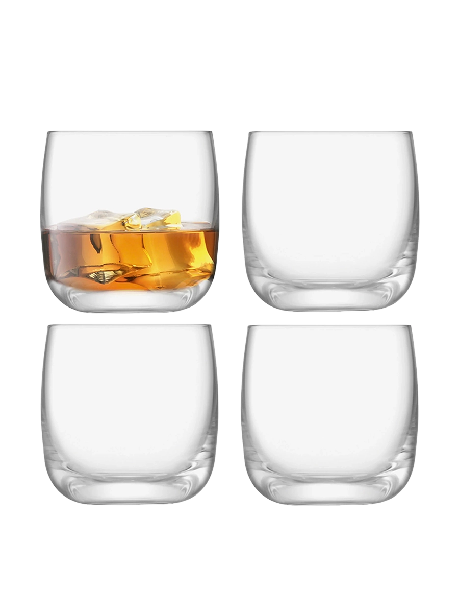 
Hand-blown Tumbler Glasses "Borough" 300 ml, Set of 4