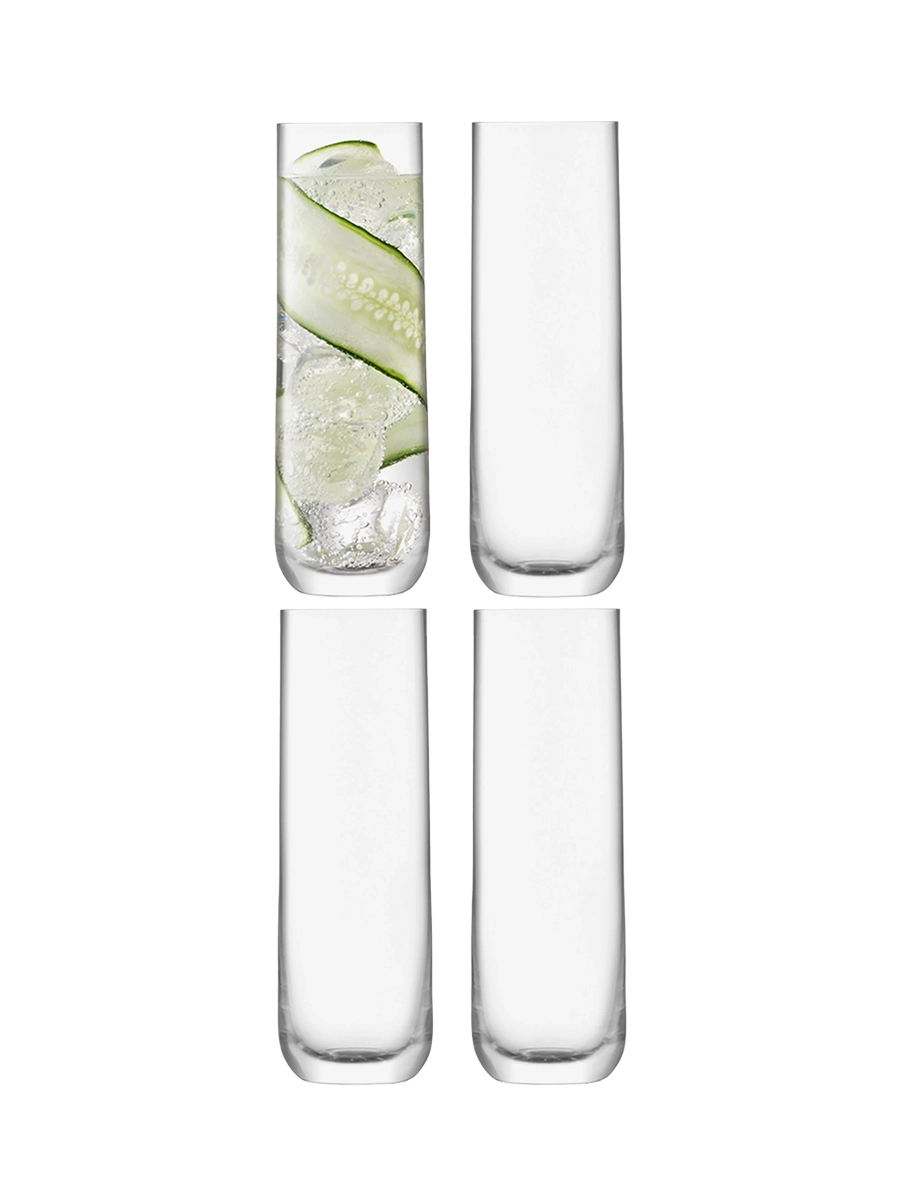 
Hand-blown Highball Glasses "Borough" 420ml, Set of 4