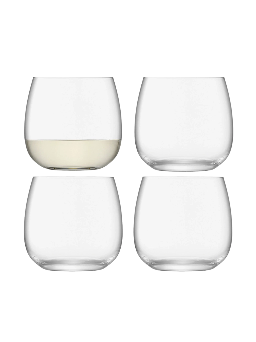 
Hand-blown glasses "Borough" 370 ml, set of 4