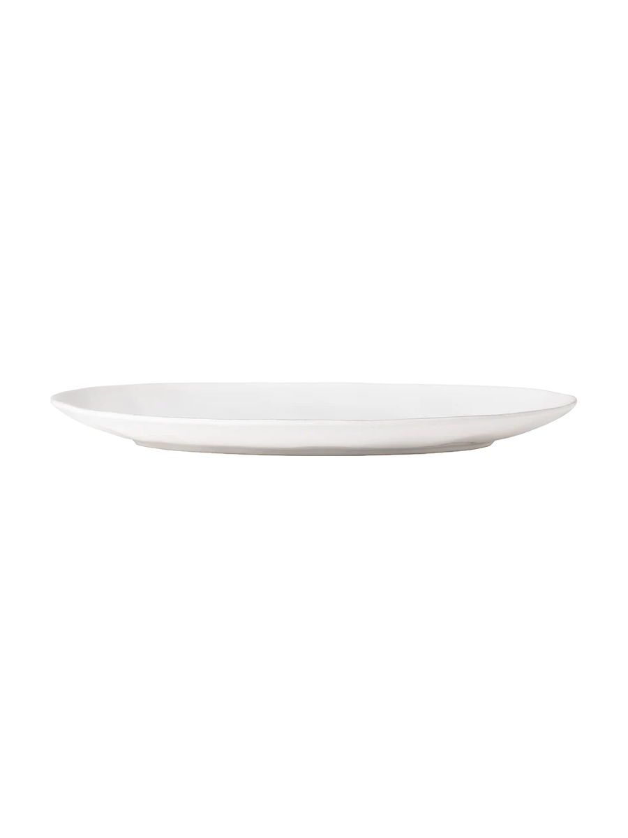
Handmade Serving Platter "Livia" - White glossy