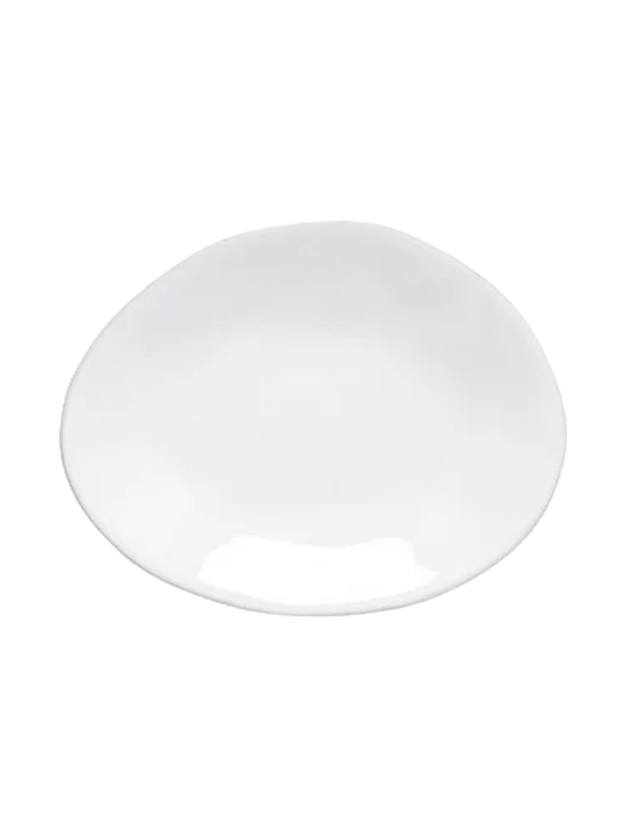
Handmade Bread & Appetizer Plate "Livia" - Gloss white