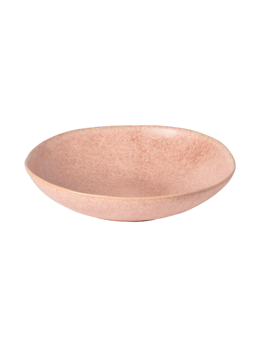 
Assiettes creuses et à pâtes artisanales « Livia » - Mauve rose