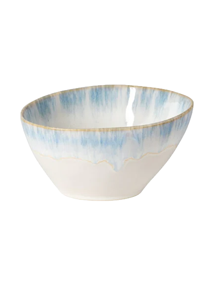 
Handmade Dip & Butter Dish "Brisa" - Blue / 15.5 x 12 cm, 450 ml